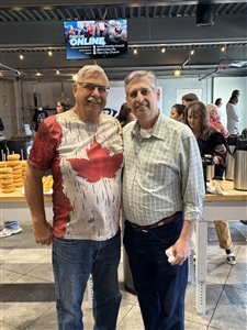 LTS President Harold Pereverseff and Jack Allen (retired Great Falls Police Department detective).