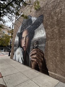 Downtown mural.