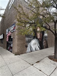 Downtown mural.