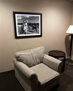 A very fitting picture in our hotel room.